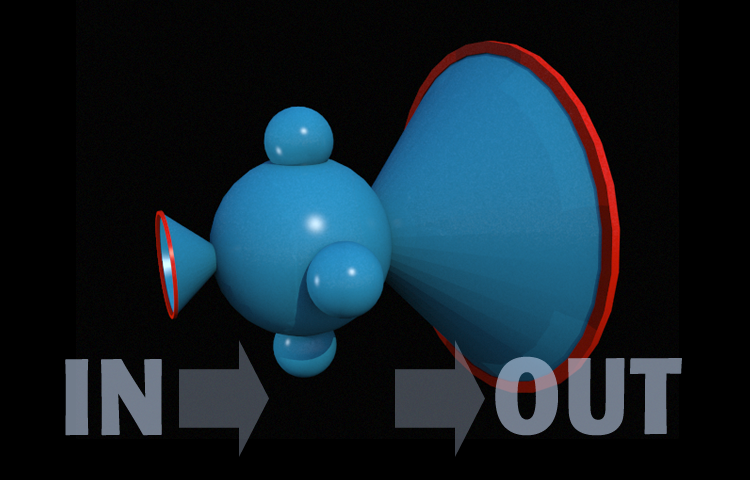 A diagram of a theoretical birth machine where 'nothing' goes in and 'life' comes out