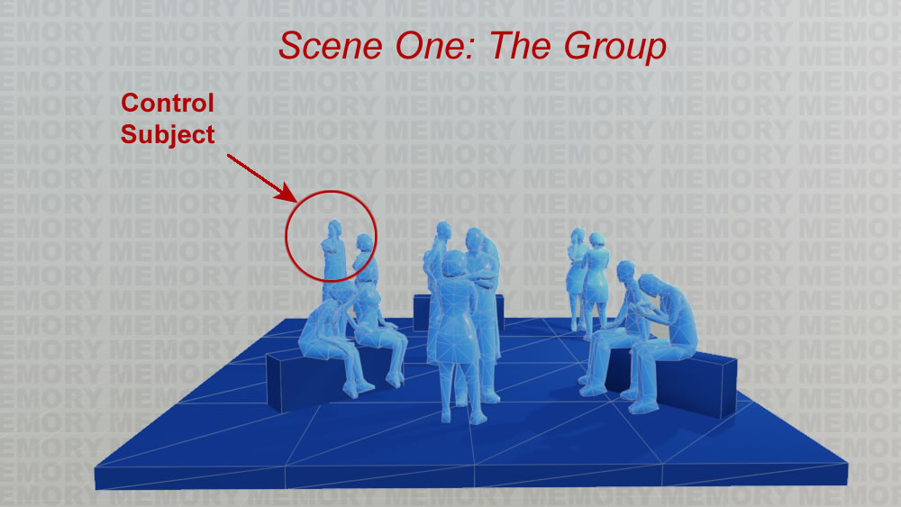 viewing group of people before OBE