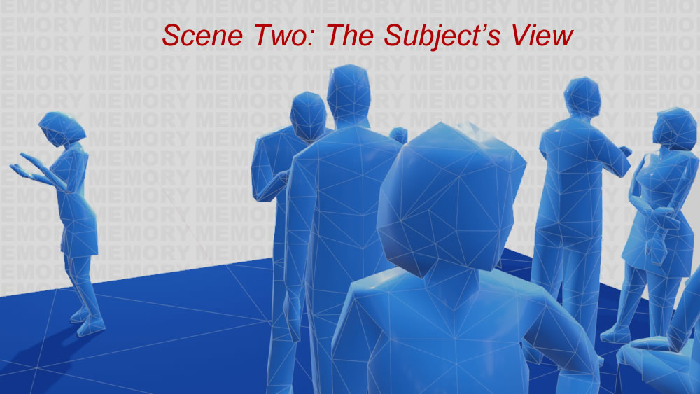 viewing group of people before OBE